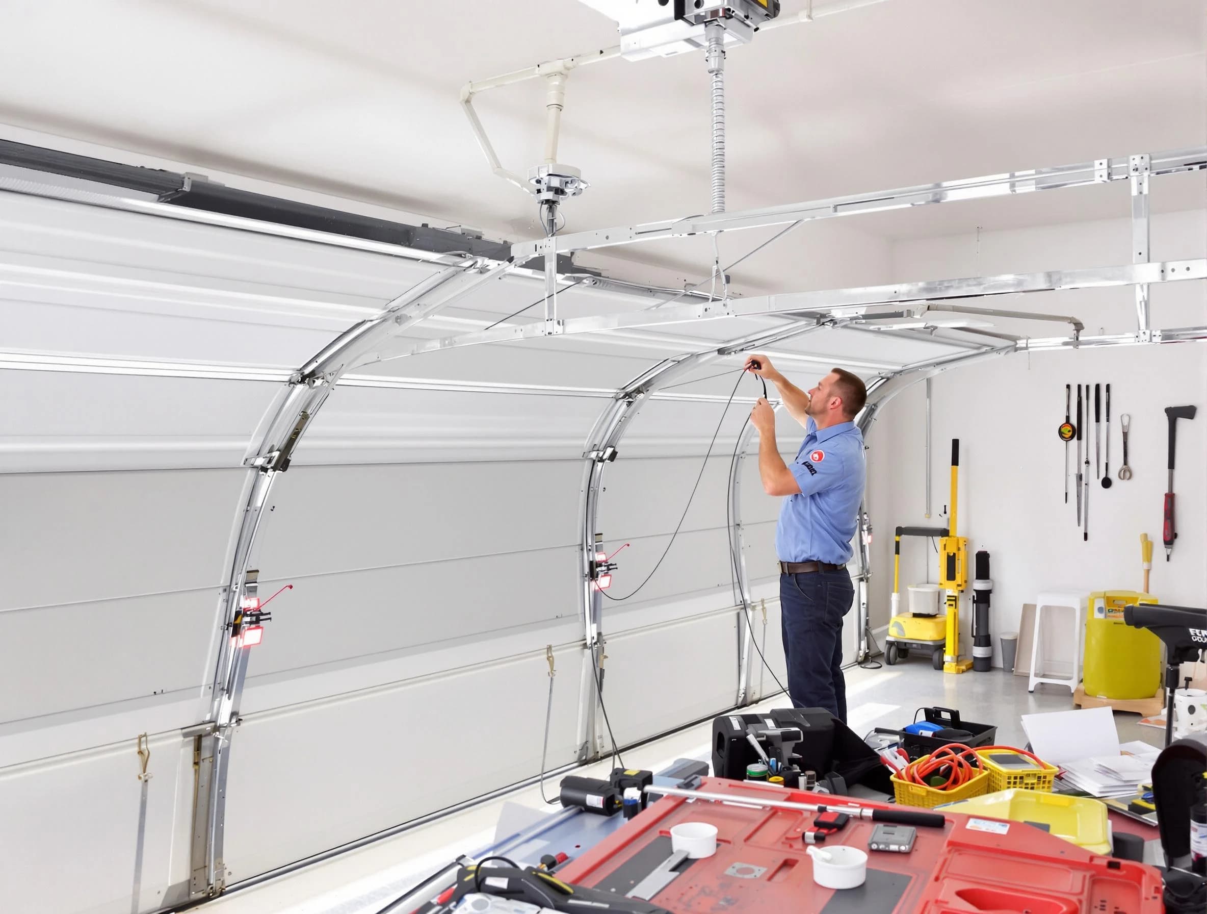 Garage door cable repair service by Lodi Garage Door Repair in Lodi