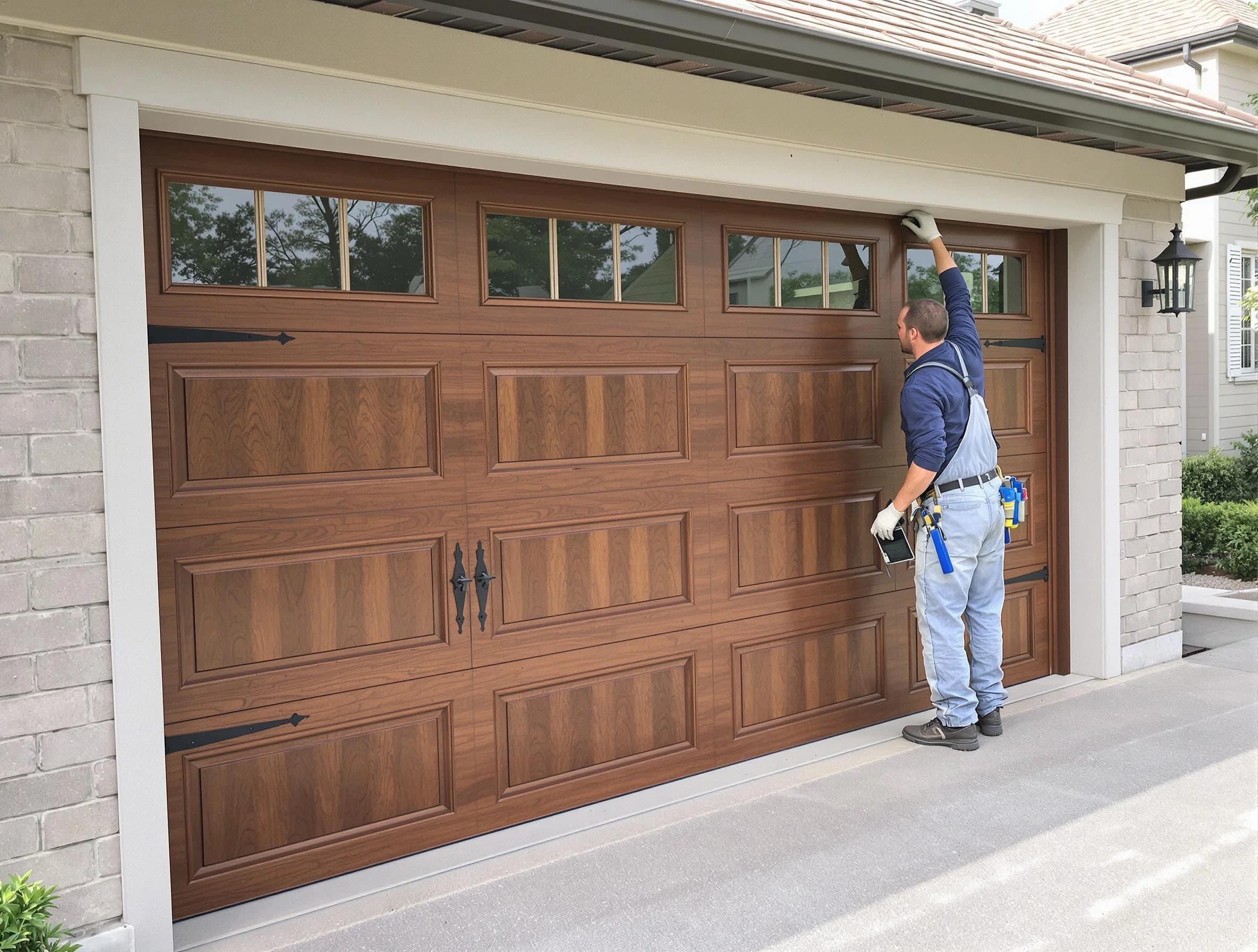 Custom garage door showcase by Lodi Garage Door Repair in Lodi
