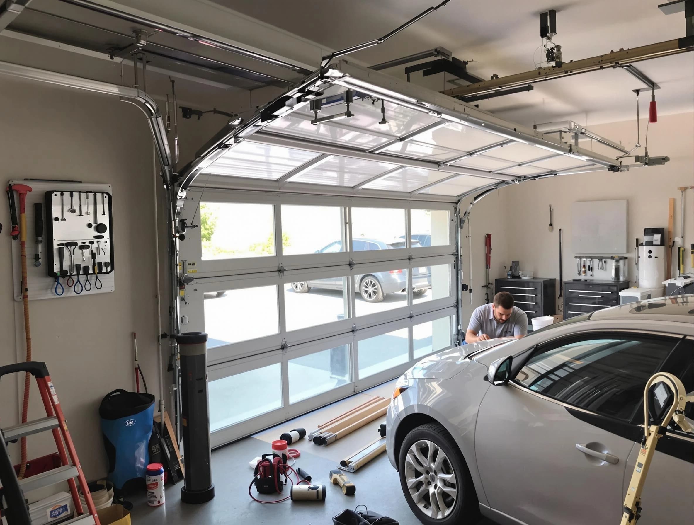 Garage door noise reduction service by Lodi Garage Door Repair in Lodi