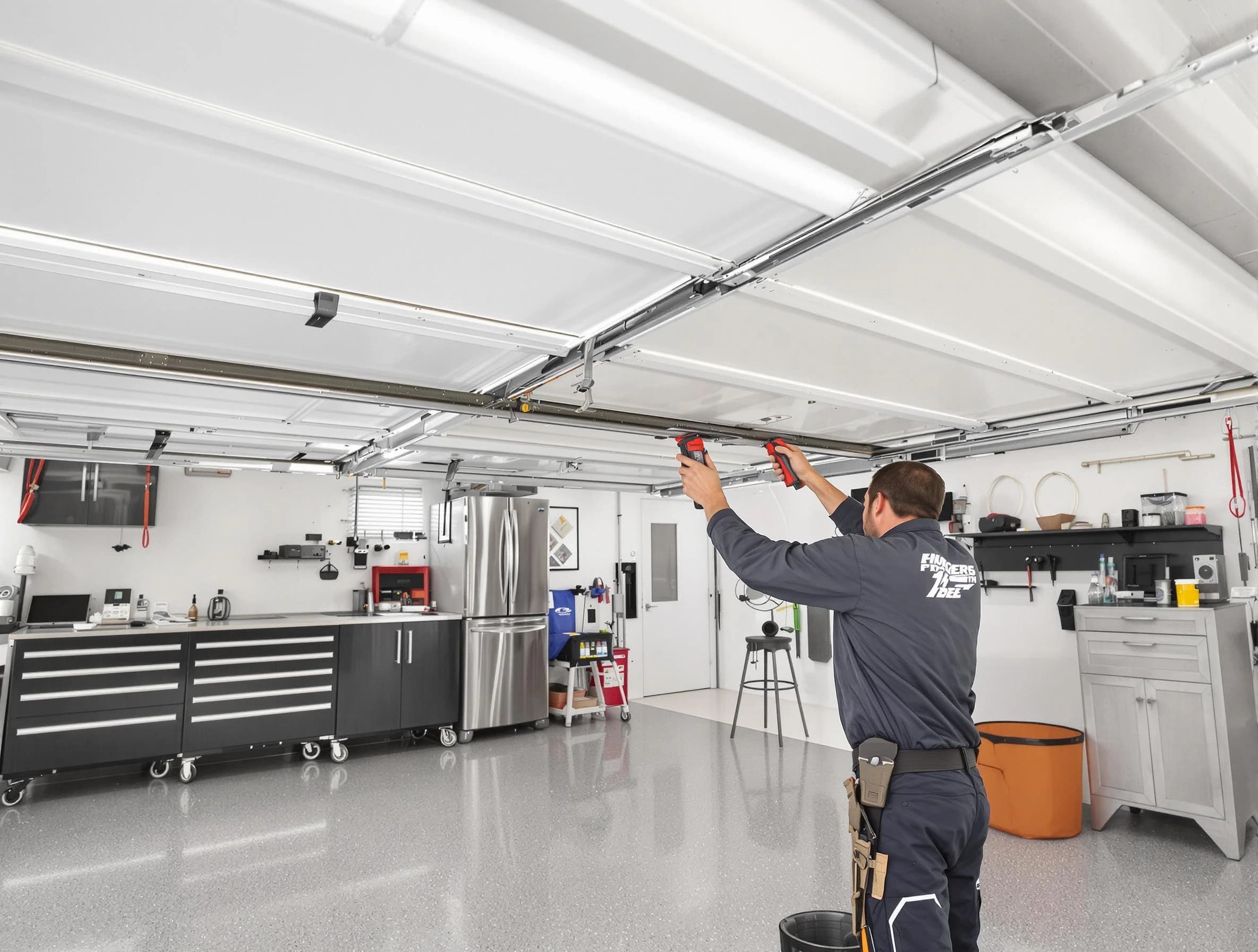Overhead garage door repair service by Lodi Garage Door Repair in Lodi
