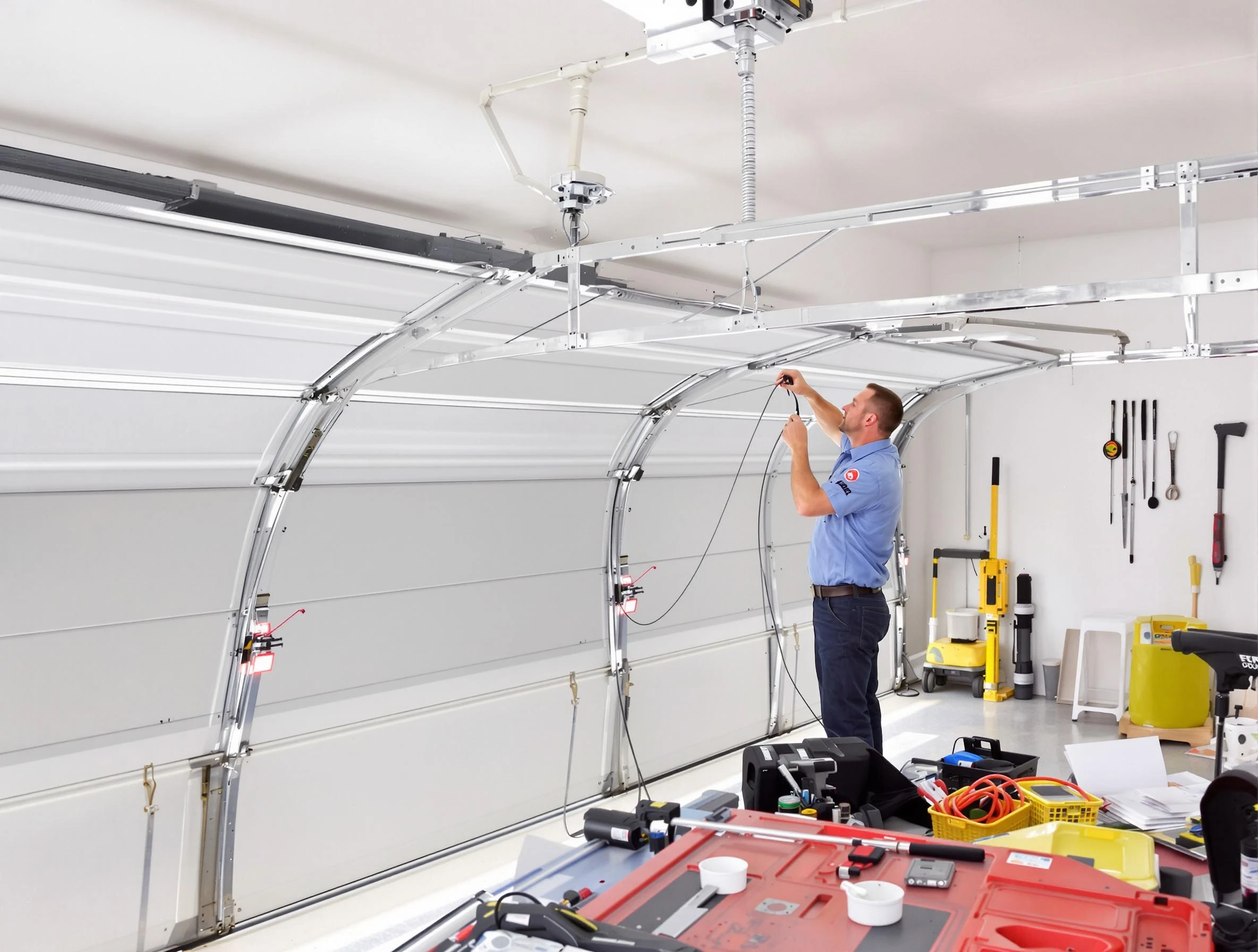 Garage door cable repair service by Lodi Garage Door Repair in Lodi